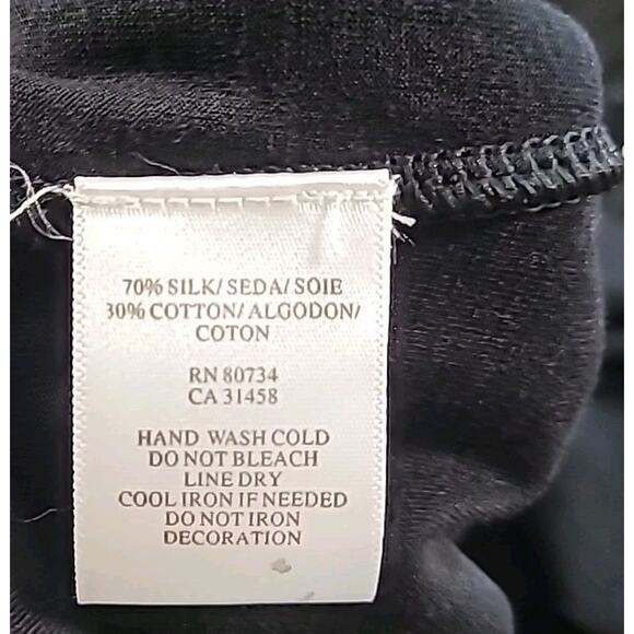 BCBGMAXAZRIA Black Sequin Halter Top Silk Blend Size M Medium EUC - Picture 7 of 7